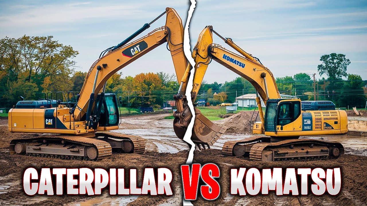 Caterpillar vs Komatsu: Which Brand Builds the Ultimate Excavator?