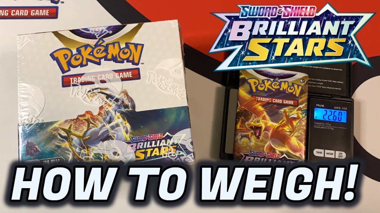 How to WEIGH Brilliant Stars Booster Packs for the Hits!