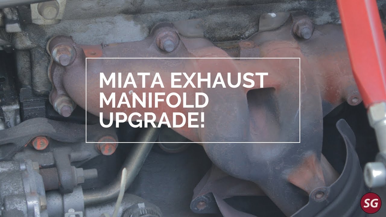 How To: Miata Exhaust Manifold + Downpipe Replacement - NB2 Manifold Swap!