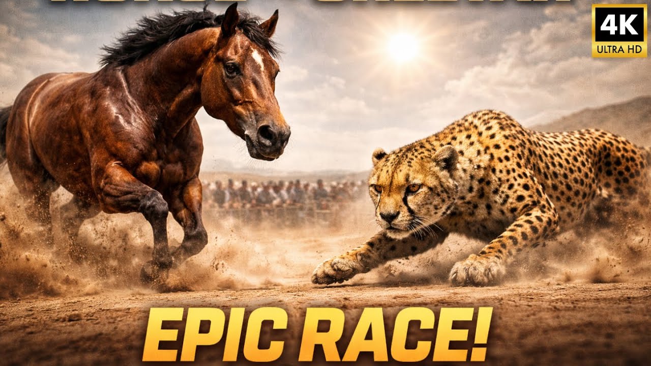 Can a Horse's Heart Beat a Cheetah's Speed? | Ultimate Race |Epic Race |