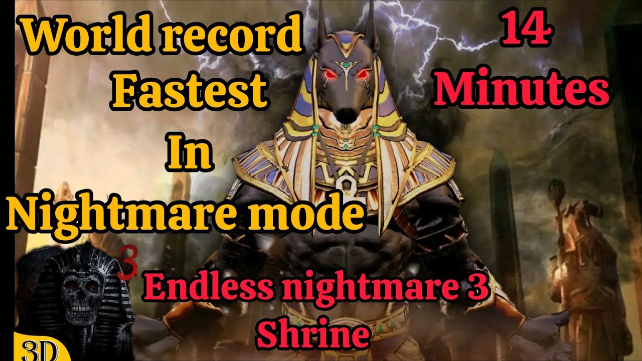 Endless Nightmary 3 Shrine, полный игровой процесс, режим кошмара [WR]