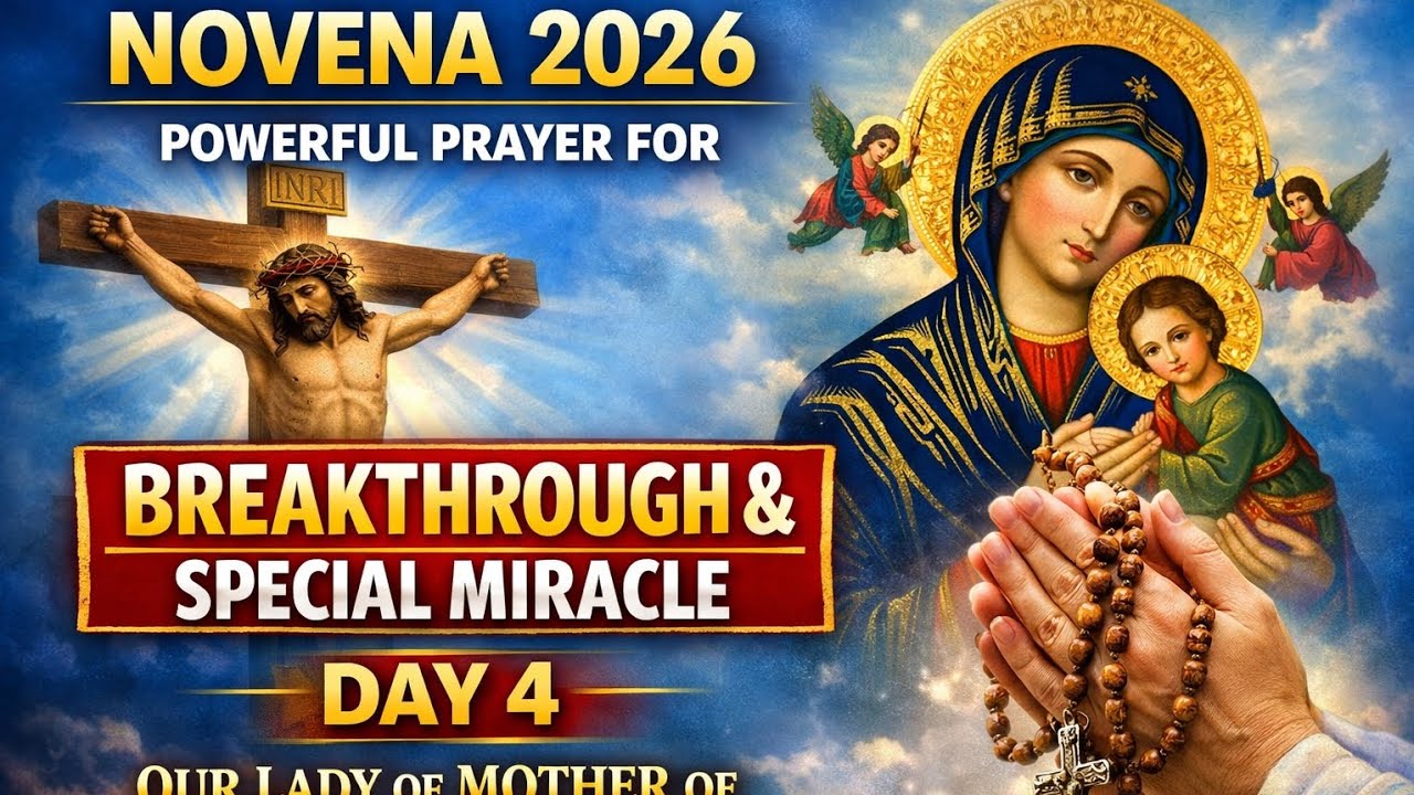  DAY 4 OF OUR POWERFUL NOVENA PRAYER 2026 ✨🙏 Our Lady, Mother of Perpetual Help & St. Anthony 🙏