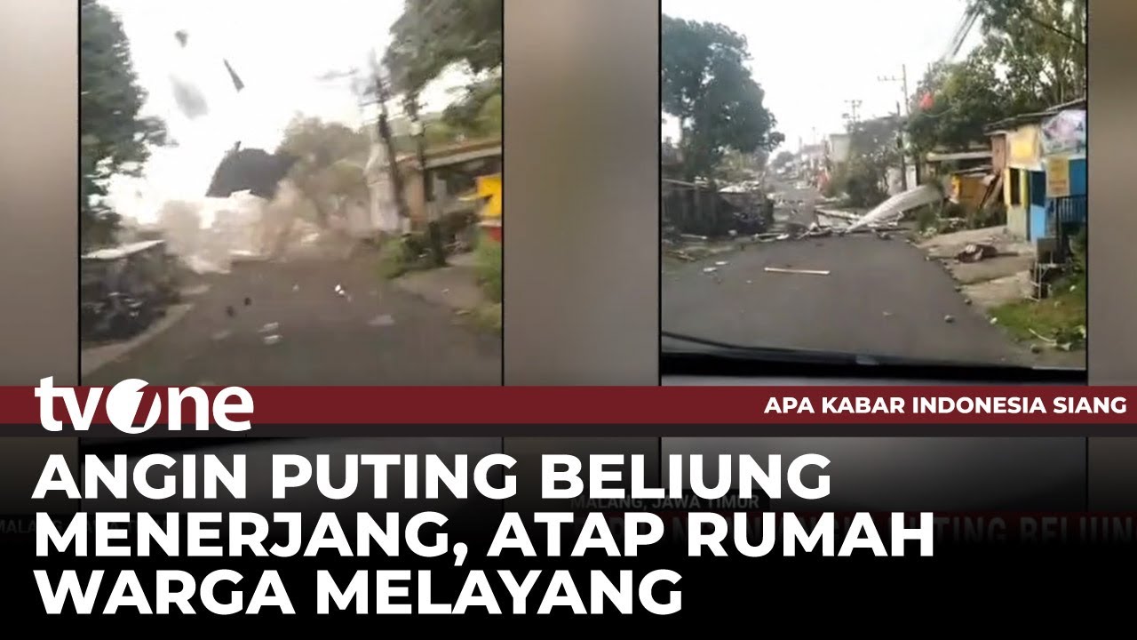 VIRAL! Video Amatir Pengendara Mobil Dihadang Angin Puting Beliung | tvOne