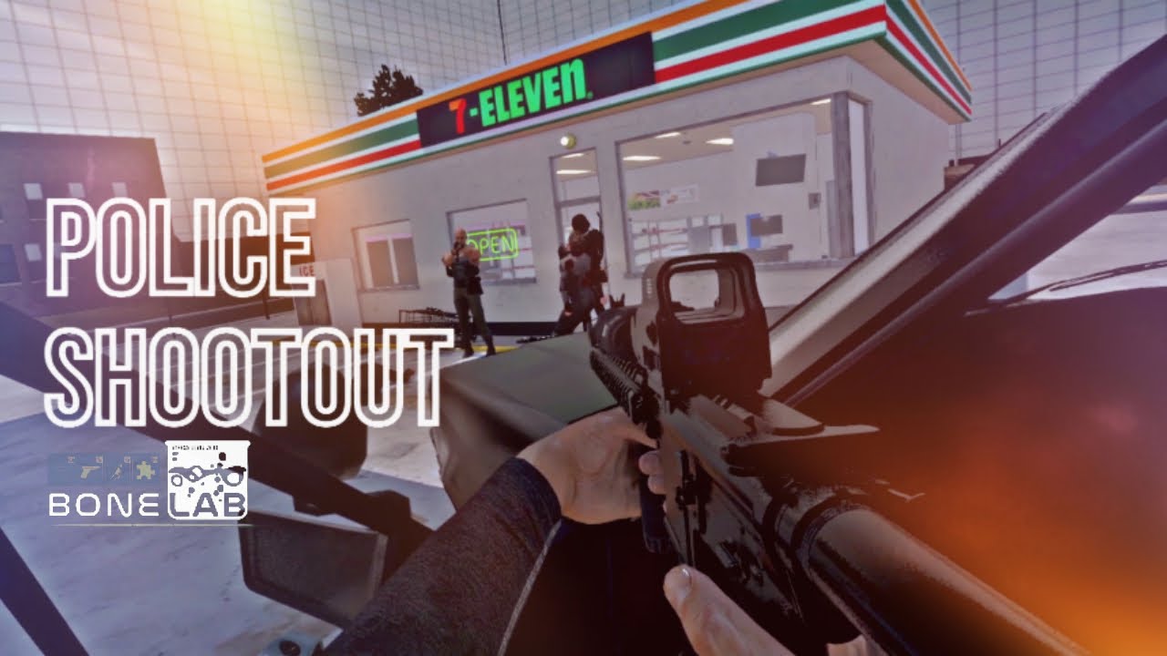Bonelab Fusion Police Shootout At 7-Eleven