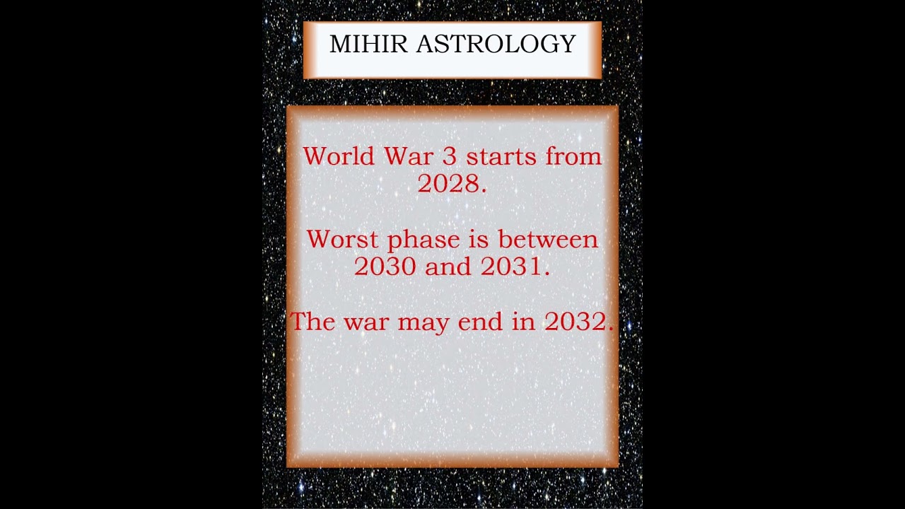 #Shorts World War 3 #worldwar3 #astrology
