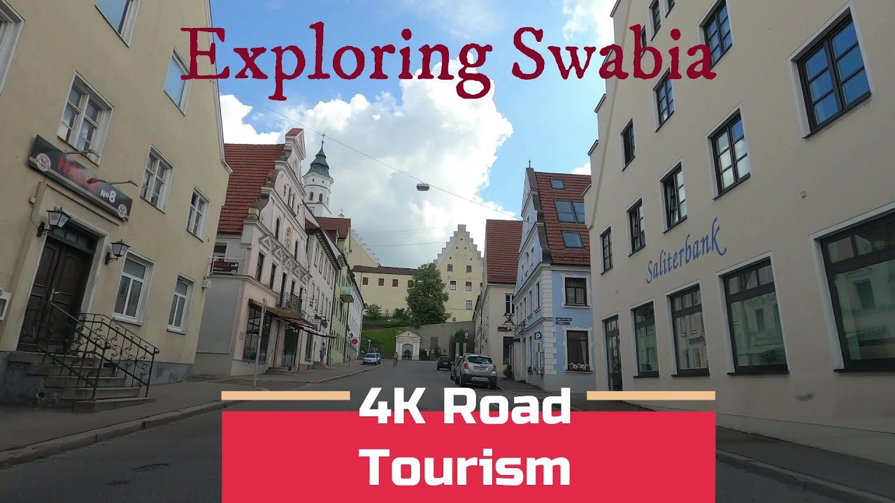 Driving Germany: Memmingen - Thannhausen - 4K drive tour exploring Swabia region on secondary roads
