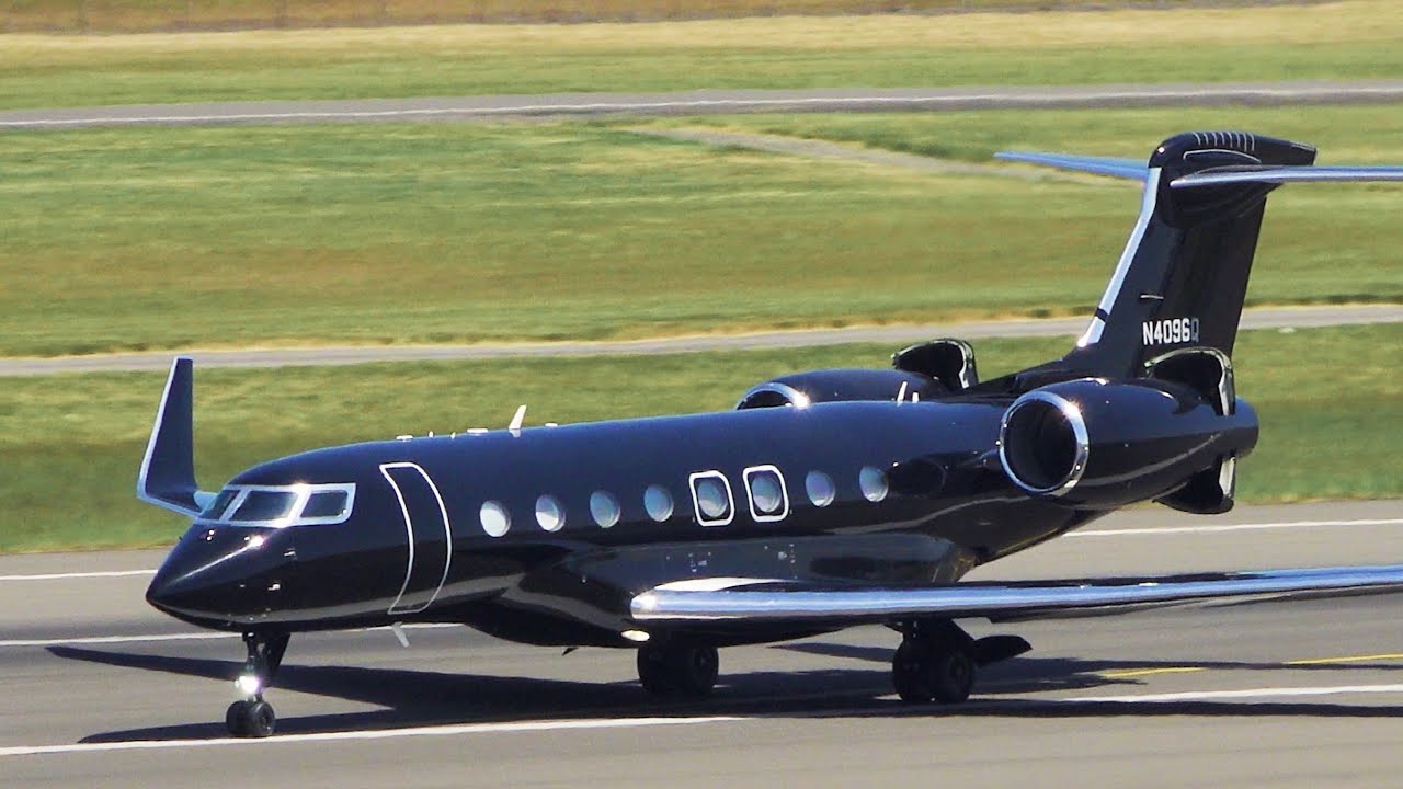 2019 GULFSTREAM G650ER landing in Portland, Oregon.