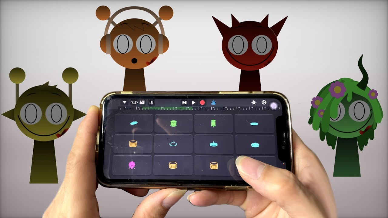 Incredibox sprunki wenda treatment mod sound recreated in GarageBand 🥁