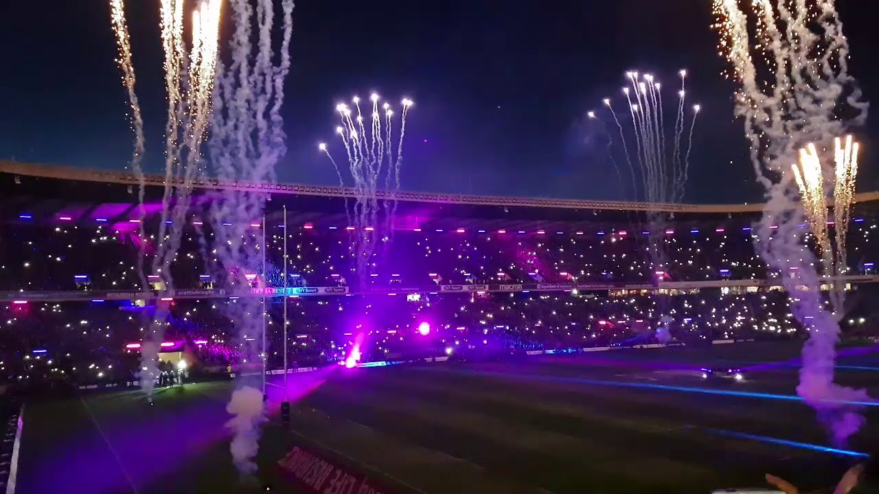 Bt murrayfield Scotland v all blacks lights out
