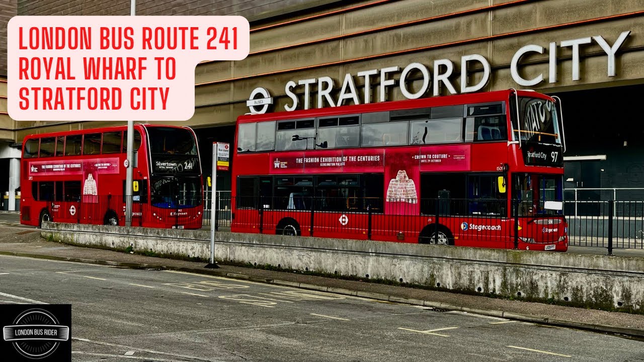 Experience East London City Airport and Royal Wharf Welcome aboard bus 241