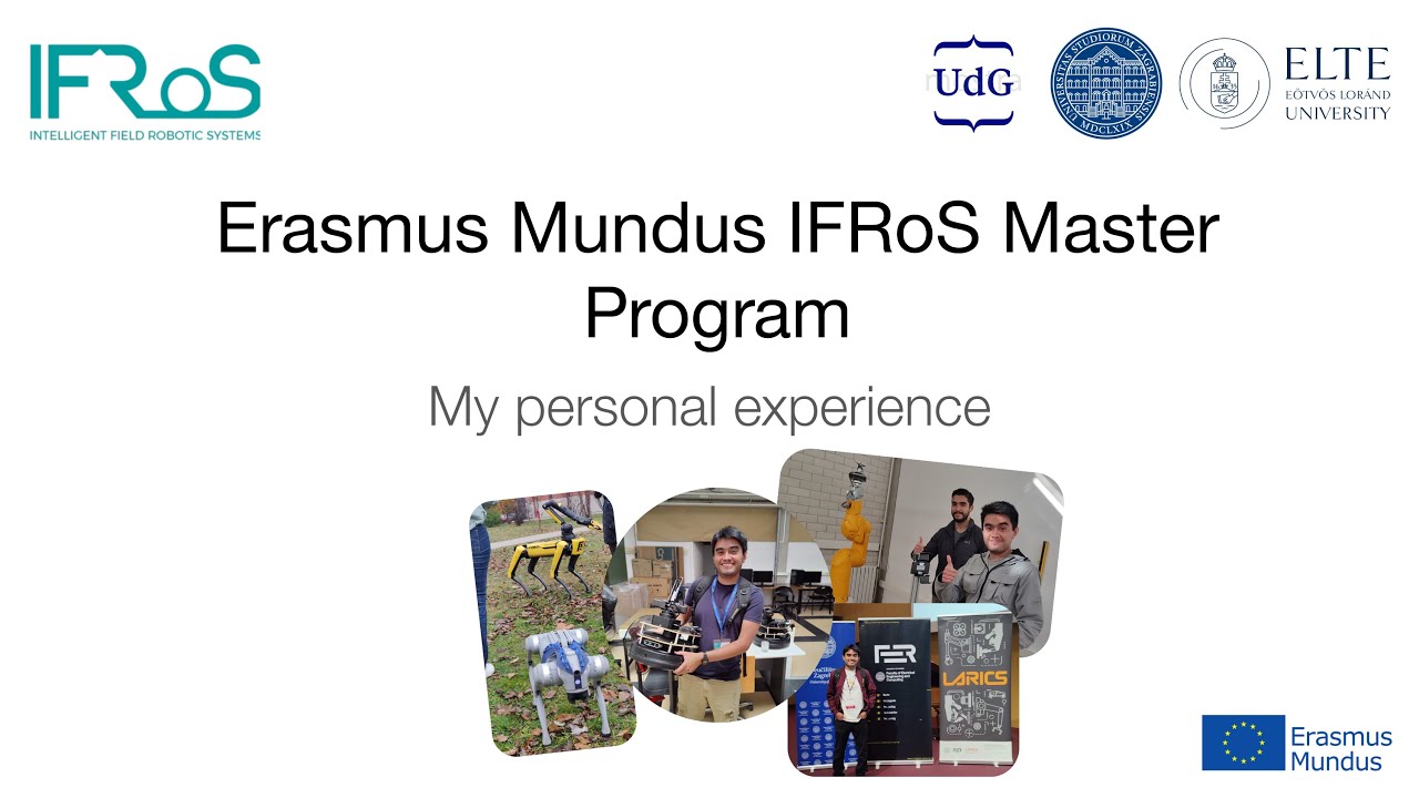 Studying Robotics: My Experience in the IFRoS Master&rsquo;s Program