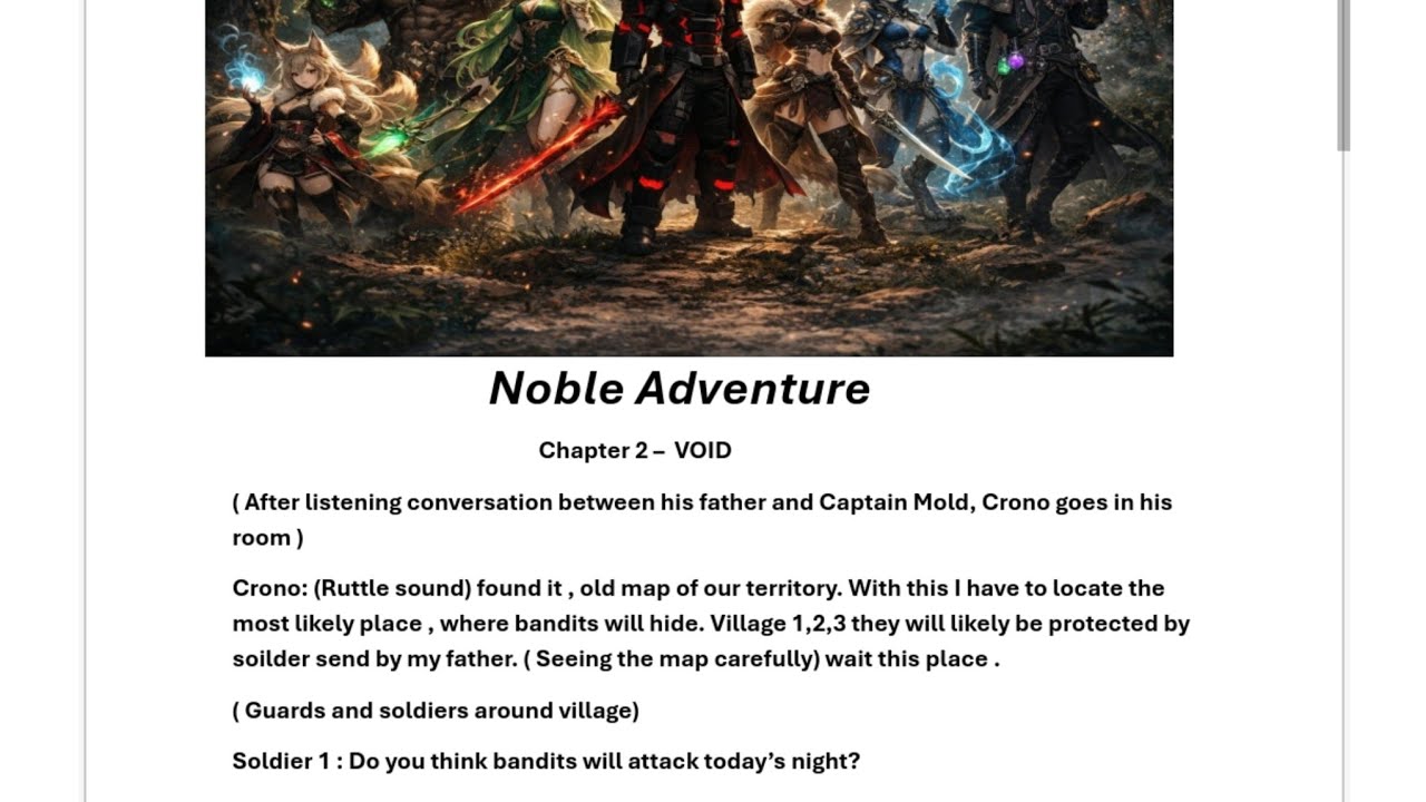  Isekai Story - NOBLE ADVENTURE [ Chapter 2 - VOID ]