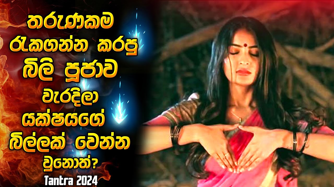 තරුණකම ලබාගන්න ගිහින් යක්ශයට බිල්ලක් වෙන්න වුන බිළි පූජාව 😱 | 2024 horror movie review Sinhala