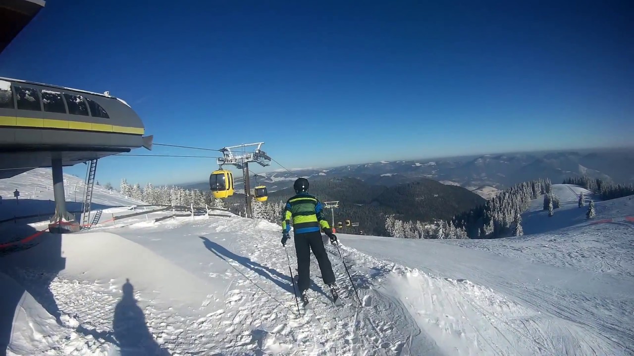 Belchen Schwarzwald - Skiabfahrt Hintere Schneise ( Piste 4 )