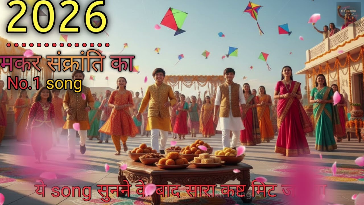 मकर संक्रांति 2026: पतंग, मिठाई और खुशियों का त्योहार!#song #indian festival 
