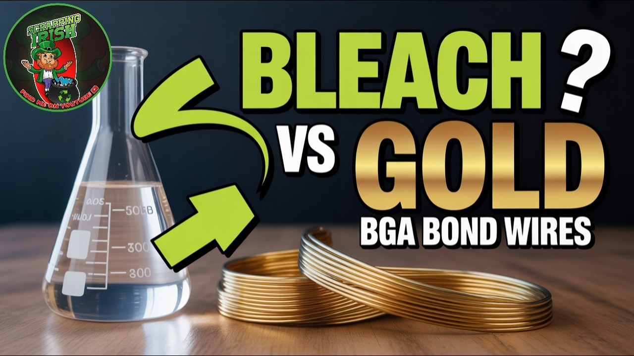 Do HCL and Bleach Really Dissolve Gold? BGA Bond Wire Experiment