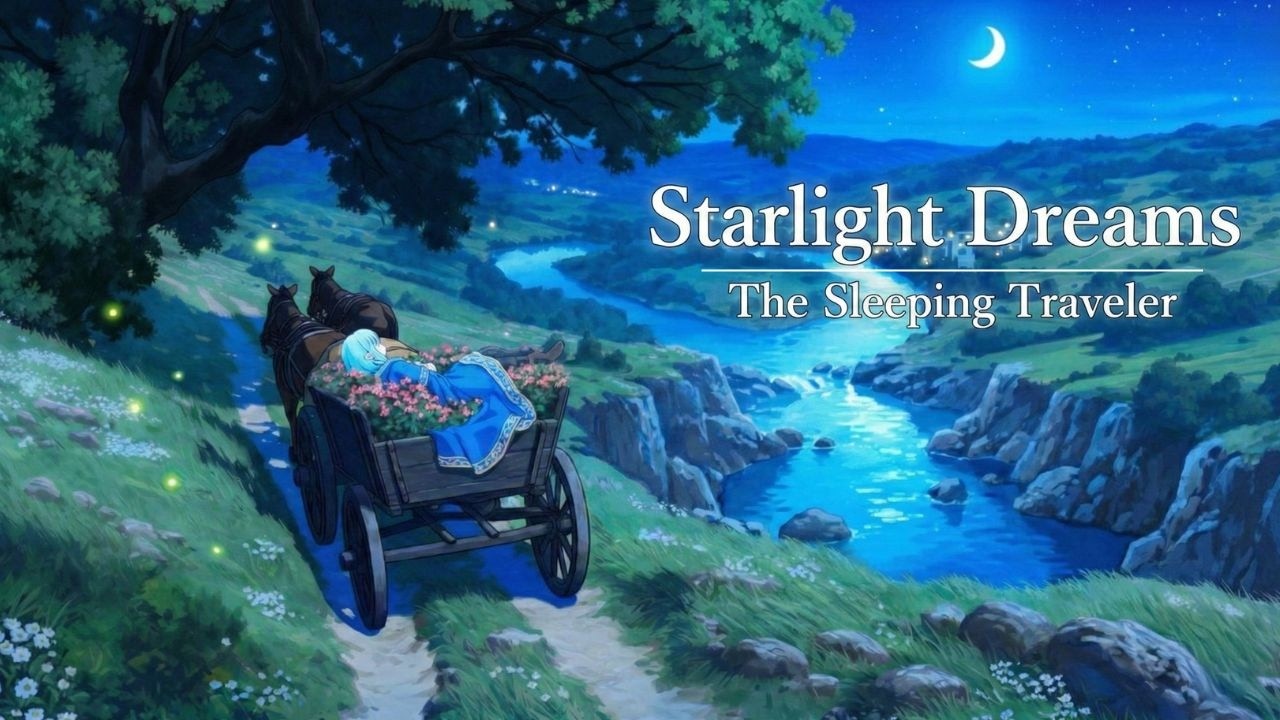 Fantasy Medieval Music for Sleep & Focus & Calm | Starlight Dreams of the Traveler