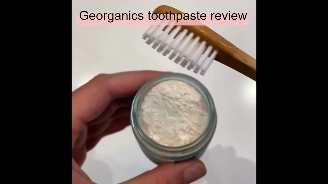 Georganics powder toothpaste unboxing and review