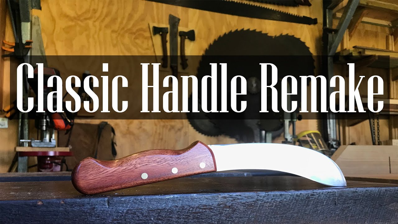 Making a classic butcher's knife handle