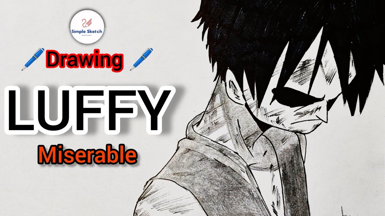How to Draw Luffy Angry & Sad | Step-by-Step One Piece Tutorial | Easy Anime Art