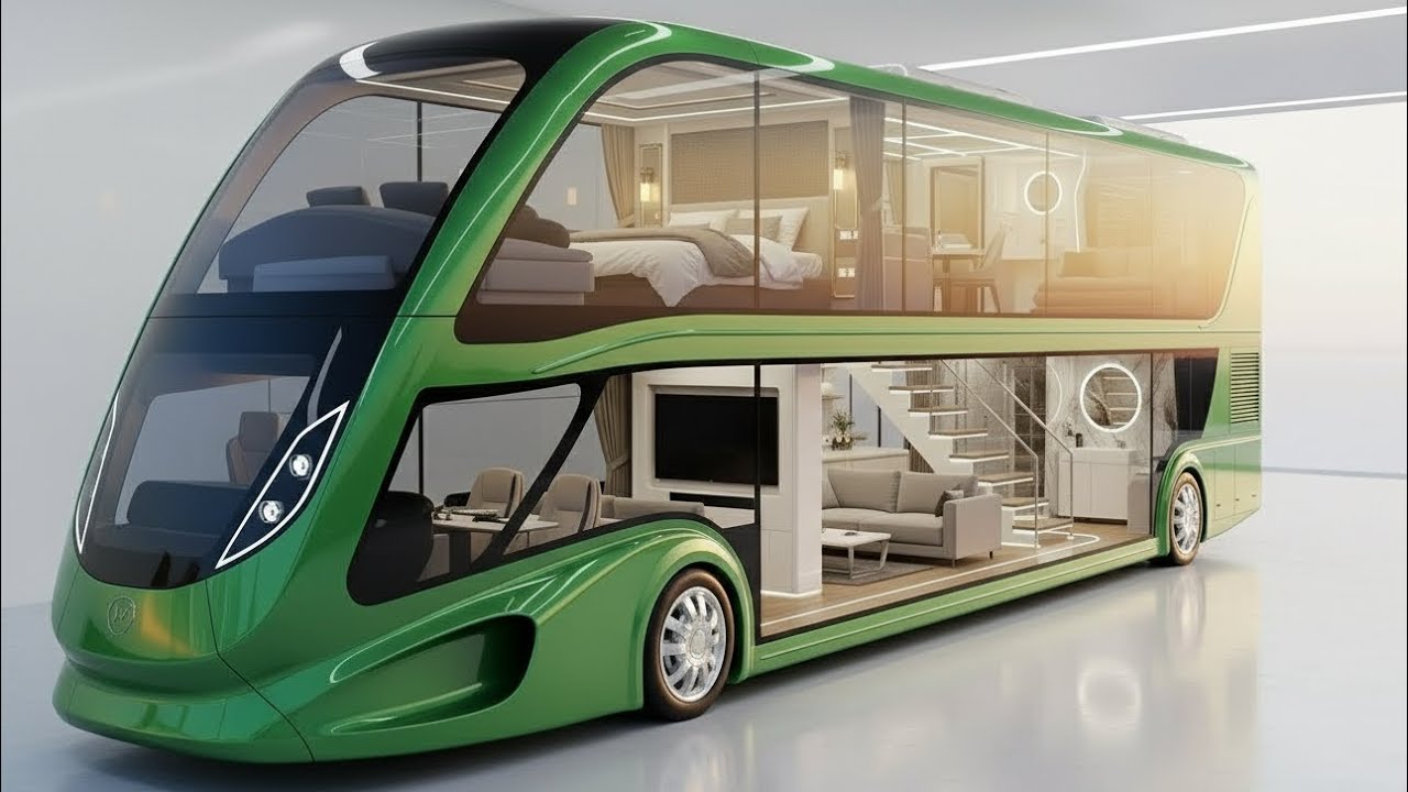 New Rosalia Indah Double Decker House Bus 2026 Resmi Haider | Rumah Mewah Berjalan Futuristik