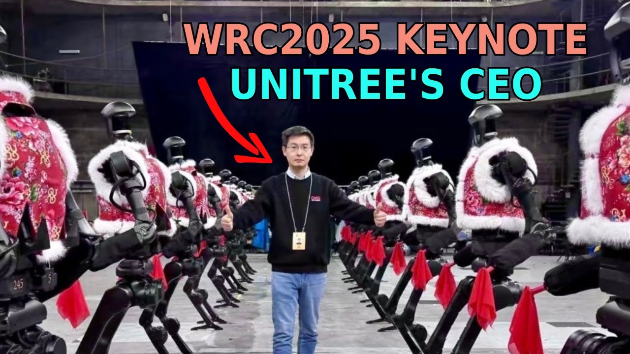 Ван Синсин, генеральный директор Unitree &ndash; выступление на Всемирной конференции робототехники 202...