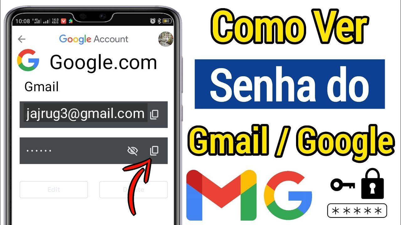 Como ver a senha da conta do Google se eu esquecer &radic;Como posso ver minha senha Gmail se eu esquecer?