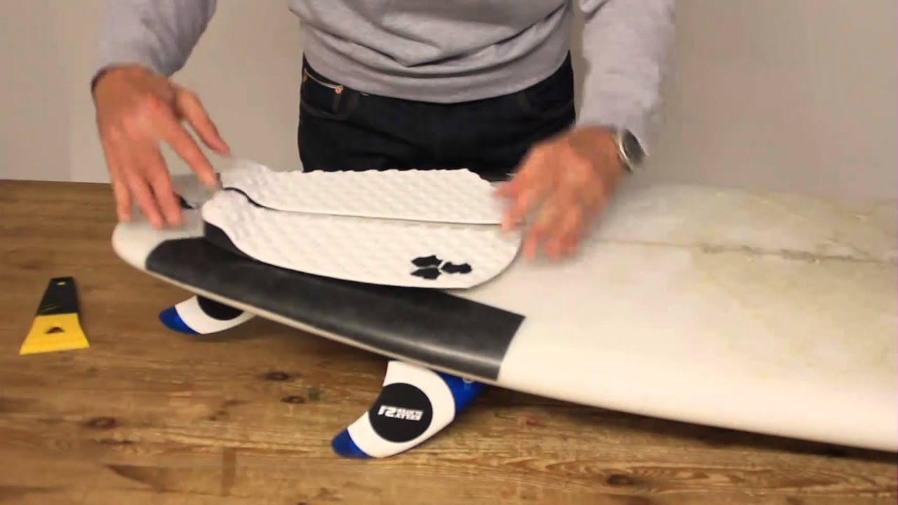 How to install a surfboard tail pad