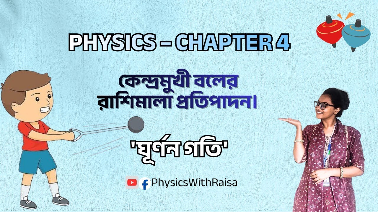 ১০. কেন্দ্রমুখী বলের রাশিমালা (F = mv²/r), প্রতিপাদন কর, যেখানে প্রতীকগুলো প্রচলিত অর্থ বহন করে।