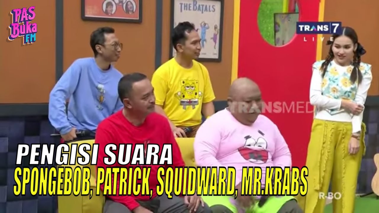 Inilah Sosok Pengisi Suara SpongeBob, Patrick, Squidward, Mr. Krabs | PAS BUKA (05/04/23) Part 1