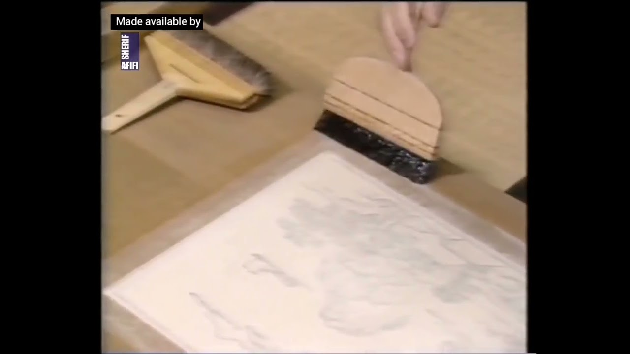 Paper restoration | Applying backing paper - paper consolidation