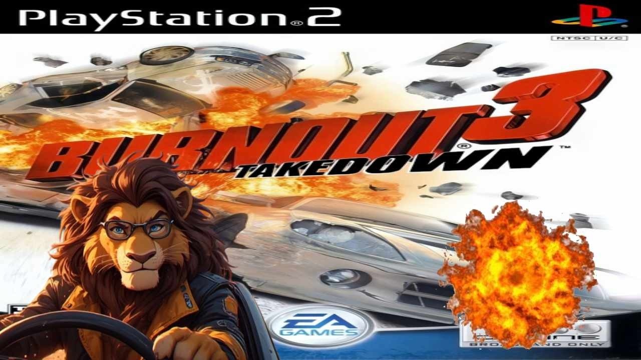gameplay burnout 3 takedown ps2. acidentes e muito caos!!
