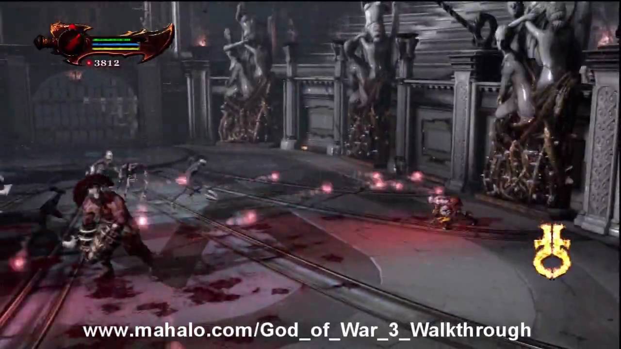 God of War III Walkthrough - Hercules Boss Fight HD