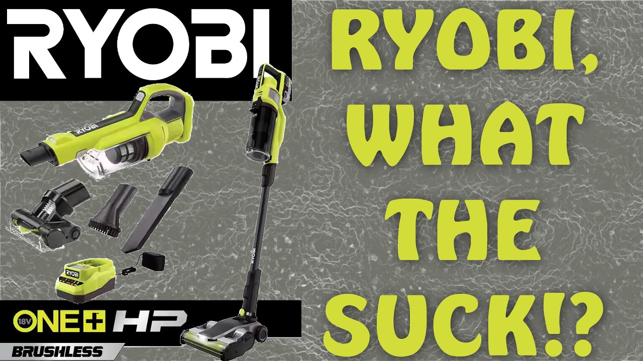 Why My Wife SWITCHED From Dyson to THIS Ryobi Vacuum!  Model PBLSV717K