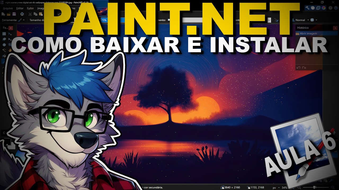 APRENDA a BAIXAR e INSTALAR o PAINT.NET! #6