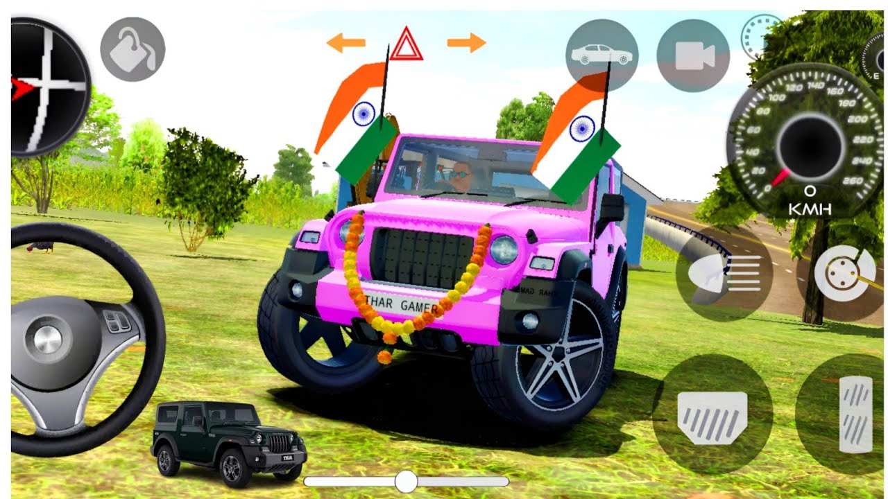 Modified Mahindra Thar😈Games:Indian pink Thar (Gadi Wala Games) Car Game Android Game - 2026#india