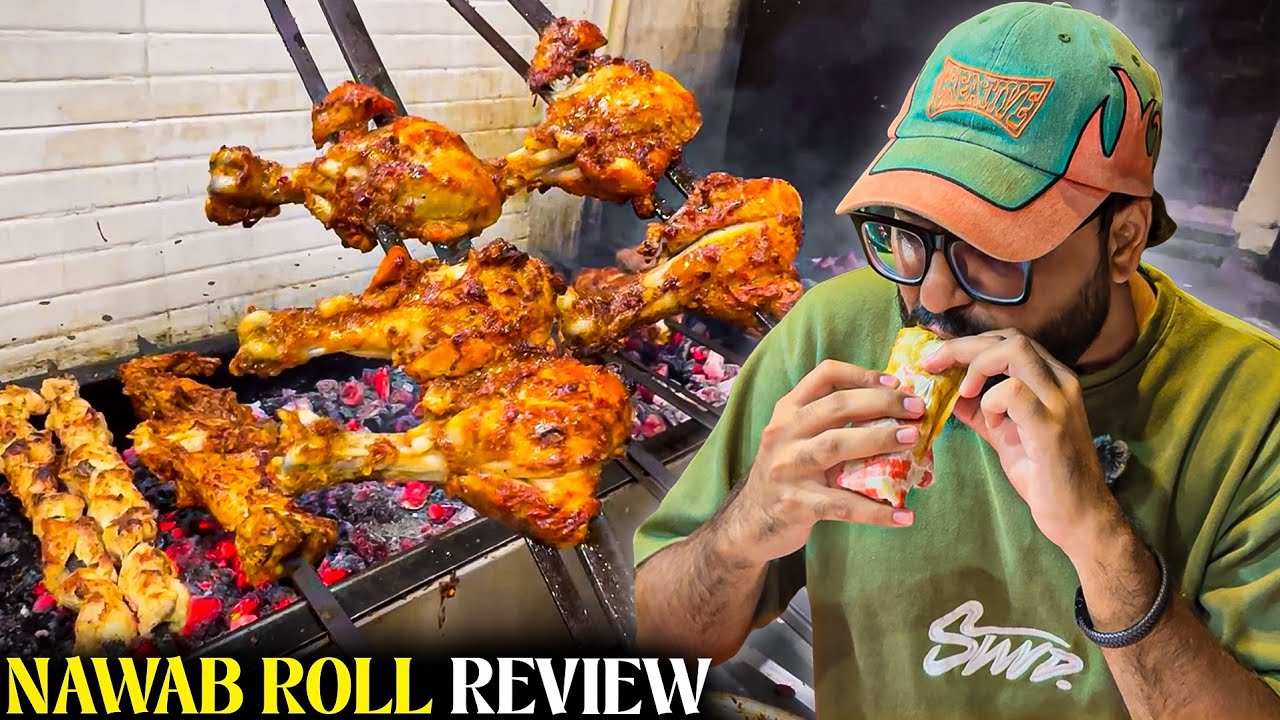 Nawab Roll Review | Cheese Roll With Drumsticks & Bihari Chikken Tikka
