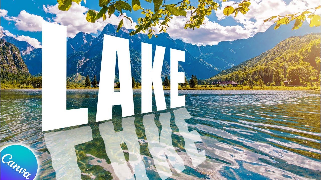 How to Create Perspective Text with Reflection Effect in Canva