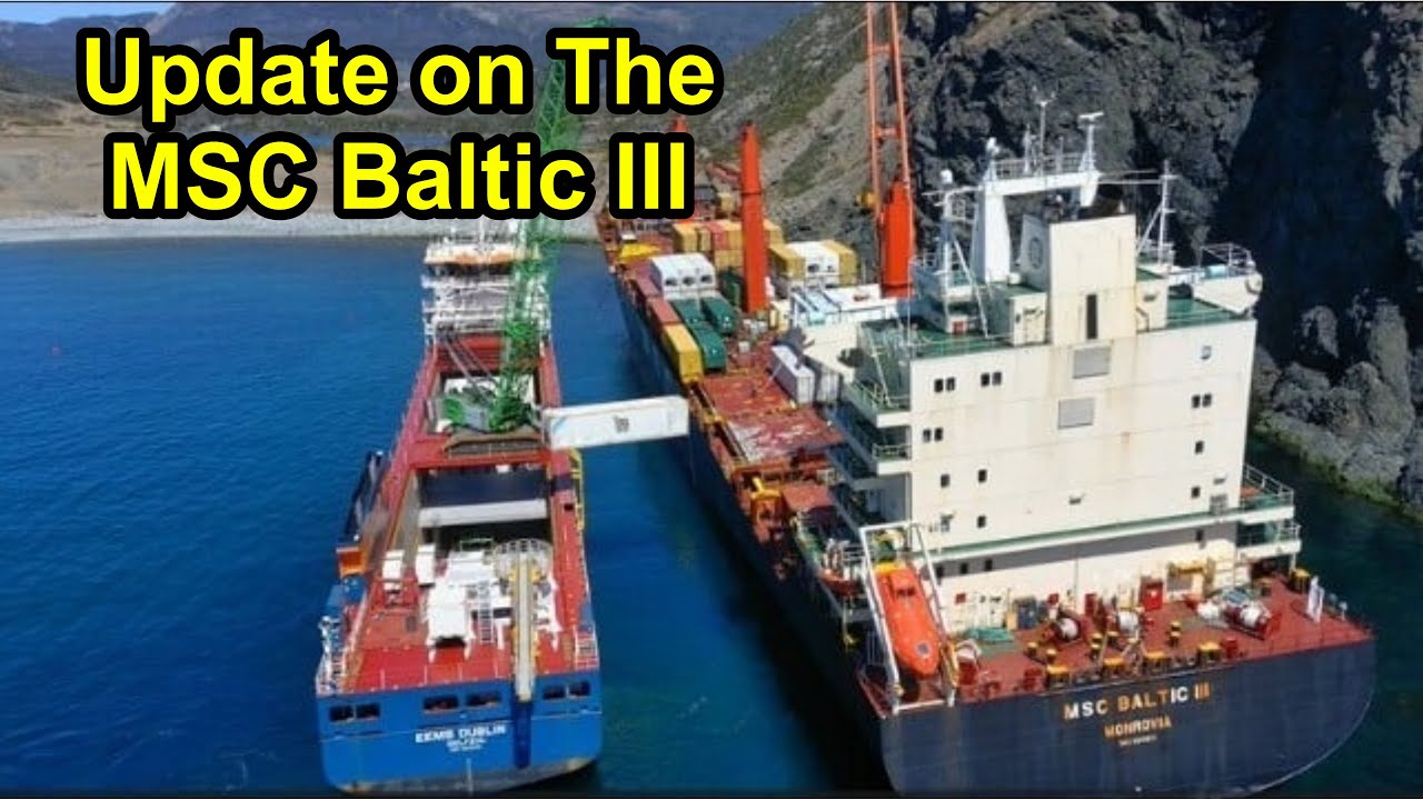 Salvage Teams Making Progress Removing Boxes and Fuel from MSC Baltic III.