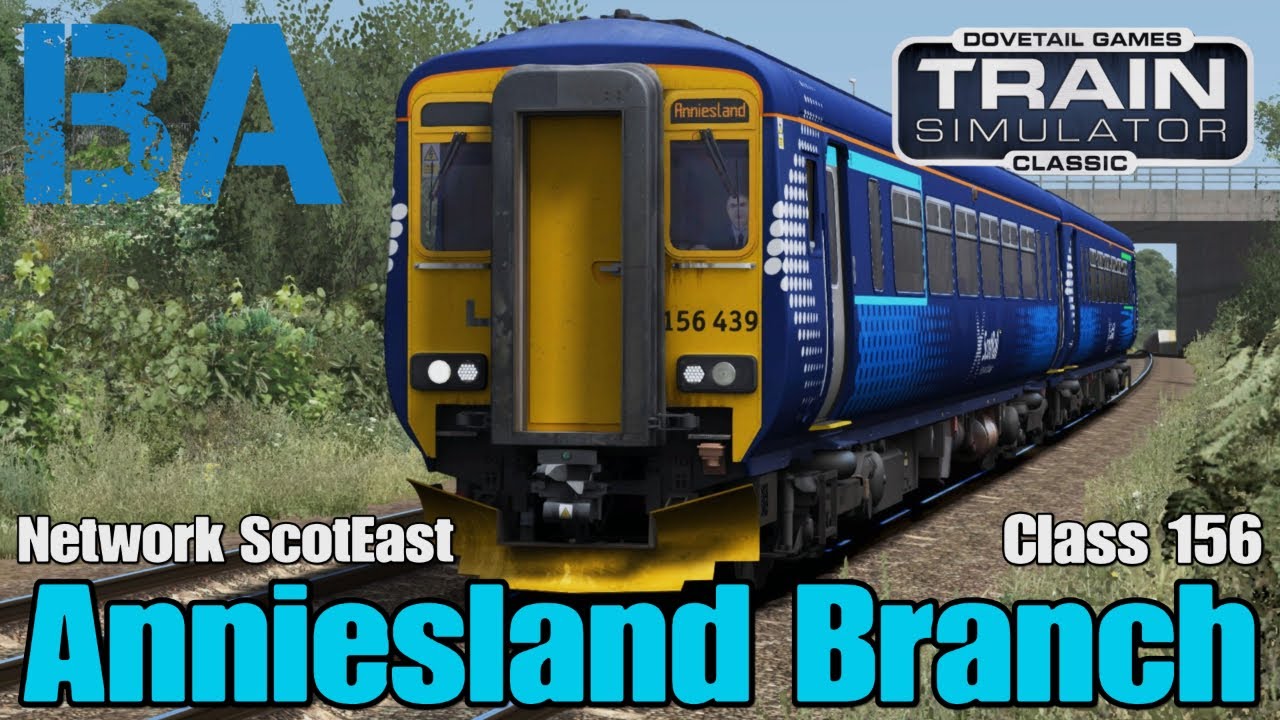 Anniesland Branch - Class 156 - Network ScotEast Phase 2 - Train Simulator Classic