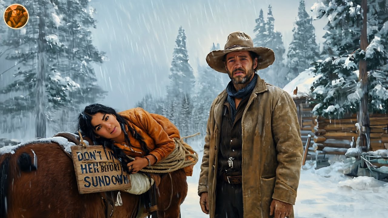 She Was Tied to His Horse With a Note: “Don’t Untie Her Before Sunset” — But He Couldn’t Wait