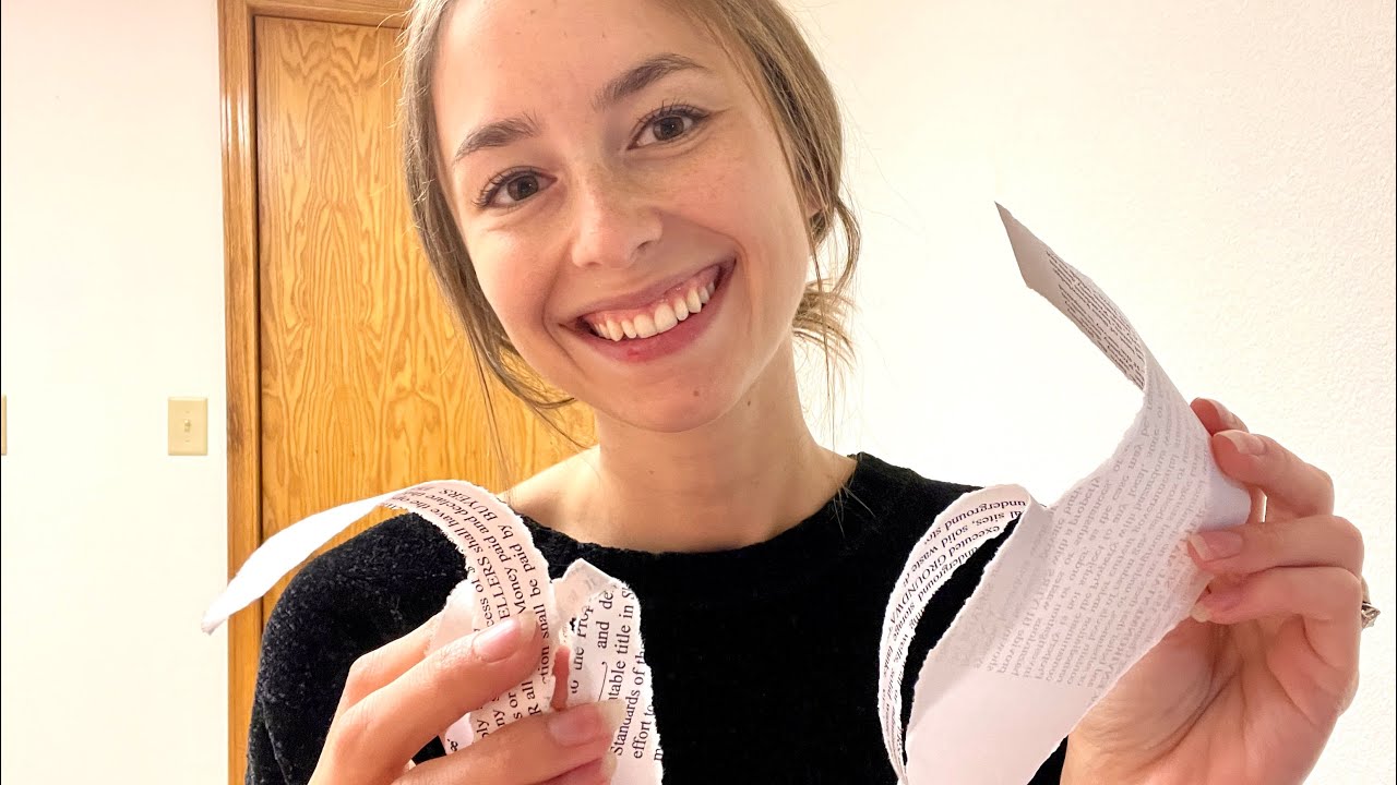 ASMR Secretary Ripping Papers - Tearing Paper - Secretary Roleplay