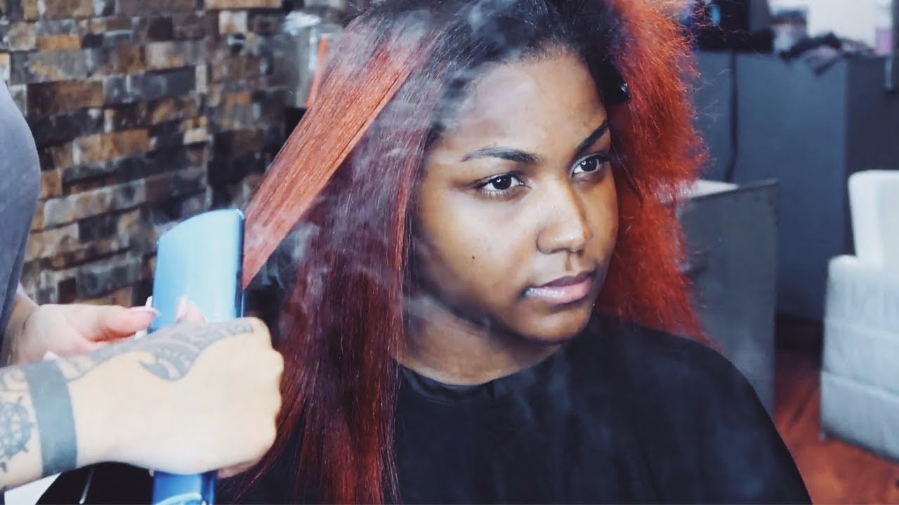HOW TO SILK PRESS NATURAL HAIR LIKE A PRO | 2 PRESSES IN 1