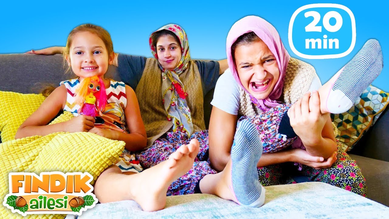 Fındık Ailesi, Asiye'nin evine taşınıyor ve sabah sporu yapıyor! Eğlenceli videolar.