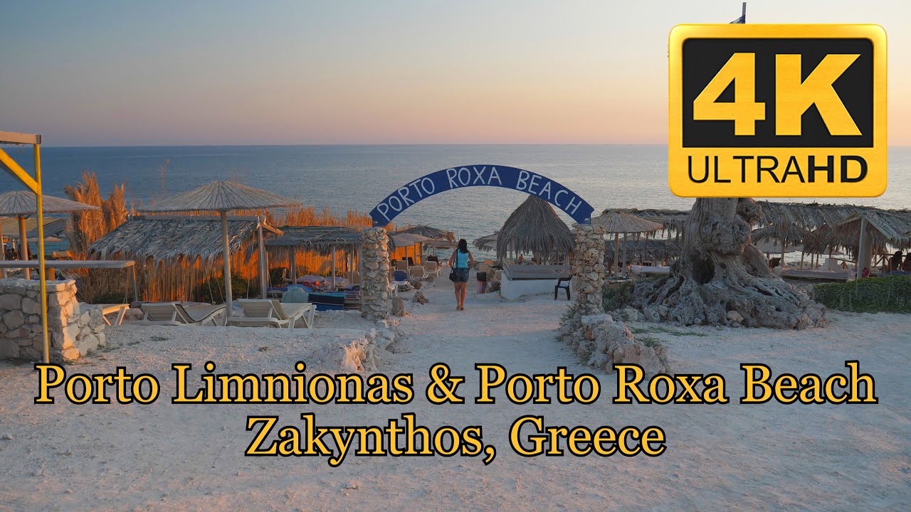 Porto Limnionas and Porto Roxa Beach, Zakynthos, Greece