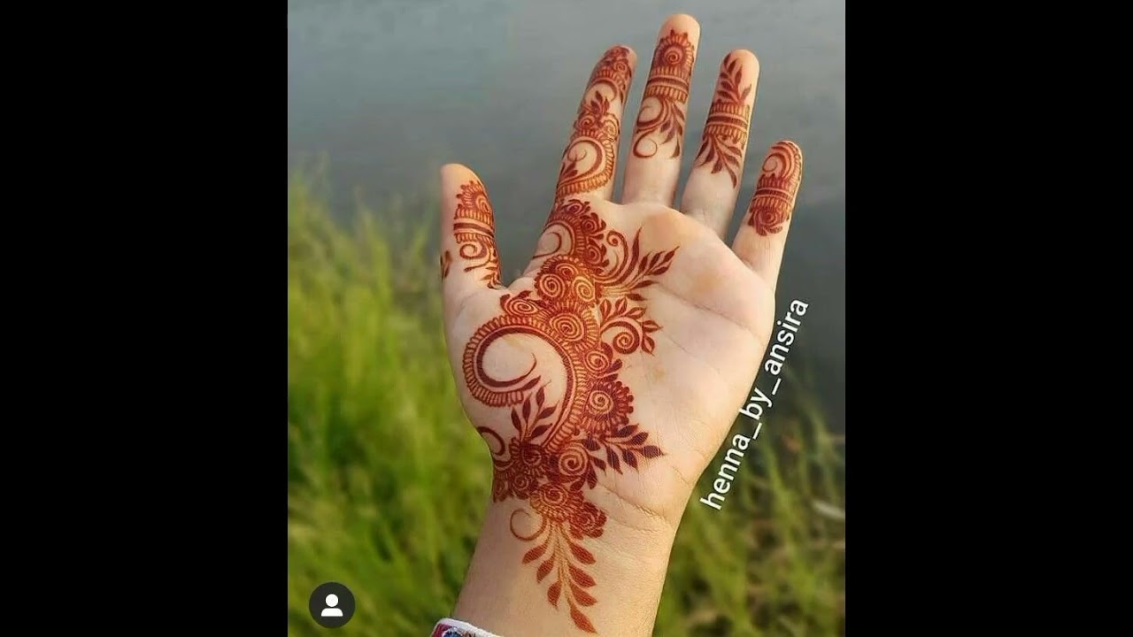 #viral front hand mahndi design's simple easy and stylish design's subscribe kar da like comment❤️👌