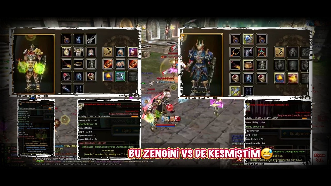 BU ZENGİNİ VS DE KESMİŞTİM KNİGHT ONLİNE OREADS