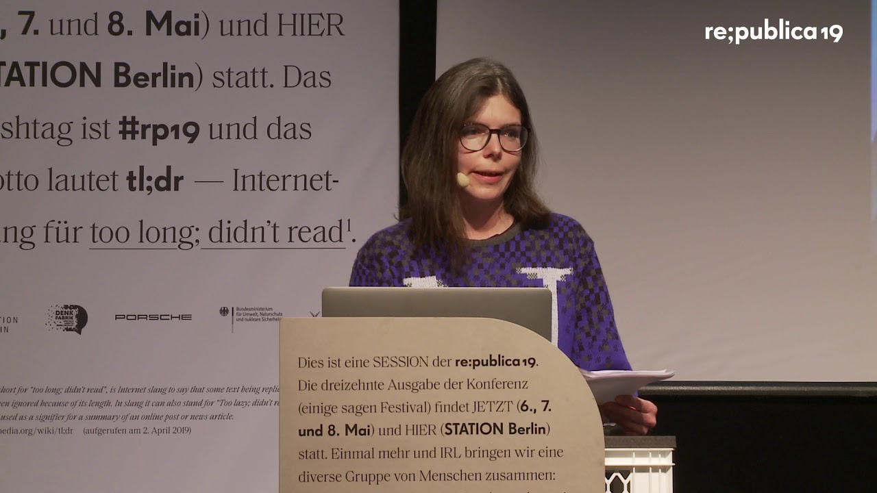 re:publica 2019 – Olia Lialina: Generation Update