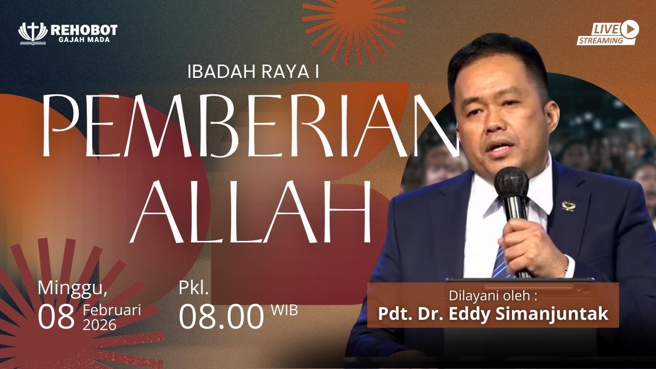 Ibadah Raya 1 | Pdt. Dr. Eddy Simanjuntak | 8 FEB 2026