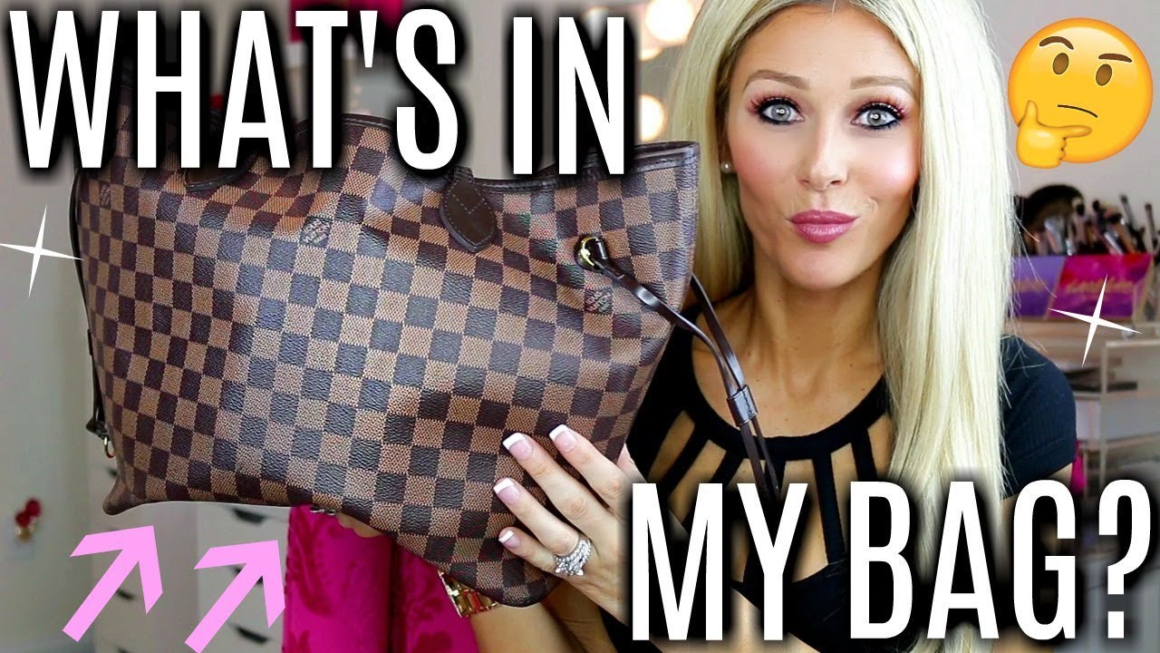 WHAT'S IN MY BAG? | LOUIS VUITTON NEVER FULL MM